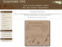 Tablet Screenshot of guanches.org